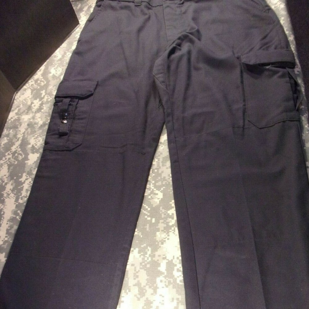 HORACE SMALL BLUE WORK UTILITY EMT EMS PANTS ALL SIZES NEW DIMENSIONS PLUS SI787